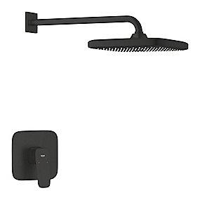 sort mat 250 tempesta med indbygningsbrusesystem cubeo grohe