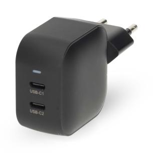 sort spnding valgt automatisk usb-c 2x 2 output antal a 0 3 a 25 2 hurtigopladningsfunktion 0 pd3 gan w 45 vgoplader