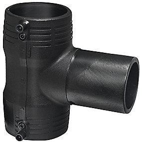 lige pe100-sdr11 pn16 90 mm 160 t-stykke el-svejse pe plus elgef fischer georg