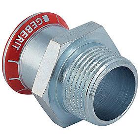 2 1 x mm 22 nippel med overgang fz mapress geberit
