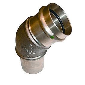 muffe 1 med 45 mm 15 bjning sanpress