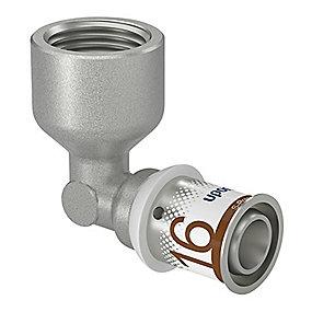 2 1 x 16mm muffe med 90 vinkel plus s-press uponor