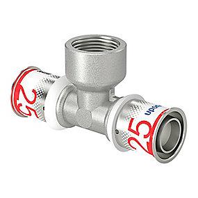 mm 25 x 4 3 x 25 afgrening p muffe med t-stykke plus s-press uponor