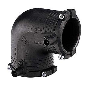 holdevrktj integreret med pe100-sdr11 pn16 90 mm 32 el-svejsevinkel pe plus elgef fischer georg