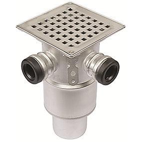stl rustfrit fliser beton til sideindlb 2 og aflb mm 75 lodret med gulvaflb square cher bl