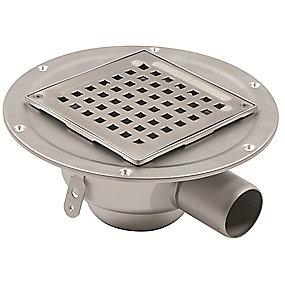 stl rustfrit fliser beton til smremembran samt aflb mm 50 vandret med gulvaflb square cher bl