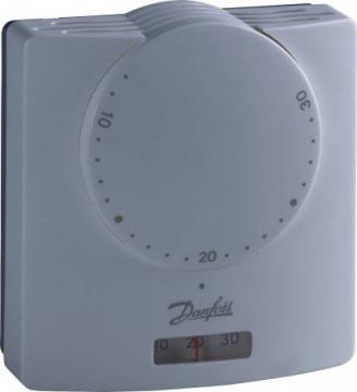 natsnkning og termometer med 230v c 8-30 rmt-230 rumtermostat danfoss