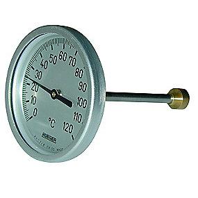 c 0-120 aluminium i frontring stl rustfrit mm 80x100 termometer tch eger r