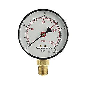 studs nedadrettet mvs 0-40 bar 0-4 4x63 1 manometer