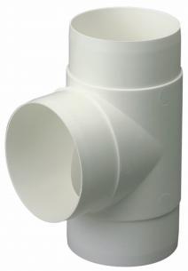 100mm rr easipipe f t-stykke plast