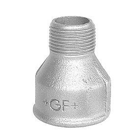 nippel - muffe 4 1 1 - 2 1 1 galvaniseret spidsmuffe fischer georg