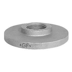 gevind med flange sort 4 3