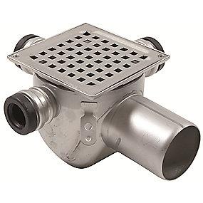 stl rustfrit fliser beton til vandls samt sideindlb 3 aflb mm 75 vandret med gulvaflb square cher bl