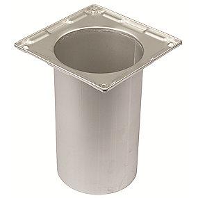 stl rustfrit fliser og beton til 145x145mm forlnget overdel square cher bl