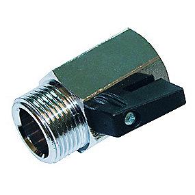 hndtag med forkromet n m kuglehane
