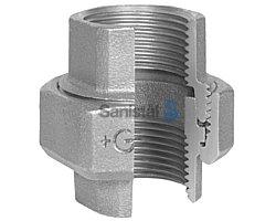 muffe muffe union galvaniseret 4