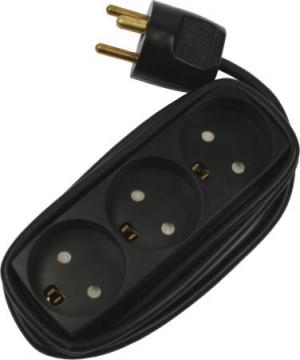 sort ledning meter 5 1 og jord med 3-stikdse