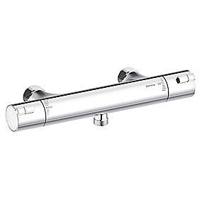 krom rosetter u termostat m brusebatteri zero damixa
