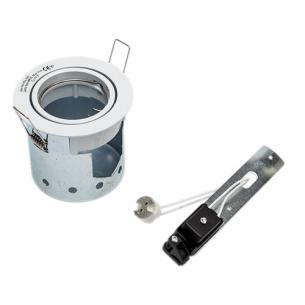 hvid - kipbar 84mm mr16 3 gu5 12v downlight diospot