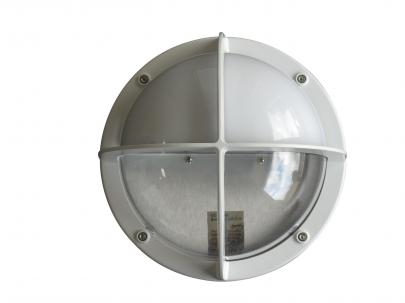 hvid - ip44 halvskrm m e27 skotlampe mia