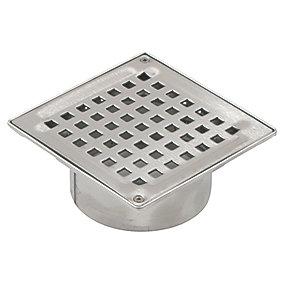 stl rustfrit fliser og beton til 145x145mm rist med overdel square cher bl