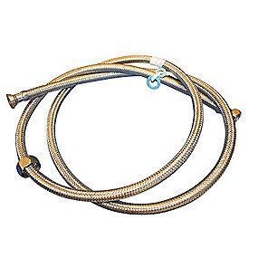 stlomflet rustfri vand varmt til 4 3 x 2 1 mm 2000 tilslutningsslange neoperl