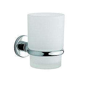 krom tandglas med tandkrusholder damixa
