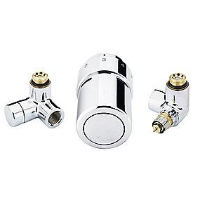 krom termostat monteret hjre til ventilst rtx danfoss