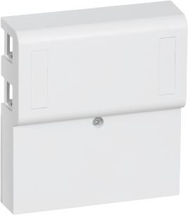 hvid 4xrj 2m softline panelunderlag konnektor uden dataudtag lexcom