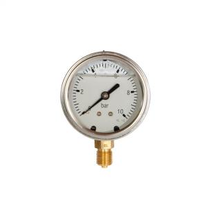 glycerin med studs nedadrettet bar 0-40 2x100 1 manometer
