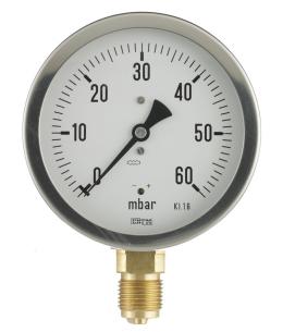 studs nedadrettet mbar 0-40 4x63 1 gasmanometer