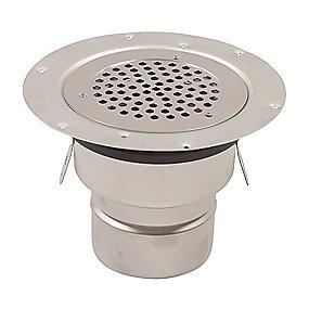 stl rustfrit vinyl til aflb mm 110 lodret med gulvaflb circle cher bl