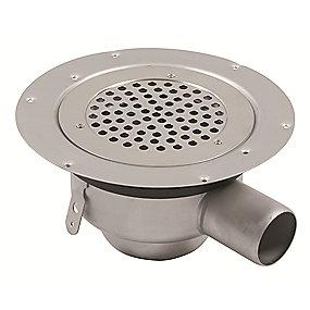 stl rustfrit vinyl til aflb mm 50 vandret med gulvaflb circle cher bl