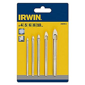 mm 4-5-6-8-10 borst flise glas irwin