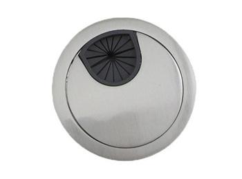 60mm stl brstet - bord-kabelgennemfringsflange