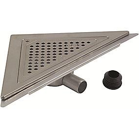 stl rustfrit fliser beton til smremembran samt trekantet udlb mm 40 32 vandret med gulvaflb mini cher bl