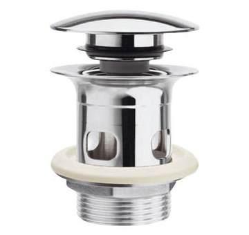 overlb med krom i 4 1 1 bundventil push-up unique