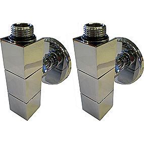 krom rosetter tilslutningsrr 2 1 inkl manuelt vinkellbende 2 1 ventilst 4k2 kriss