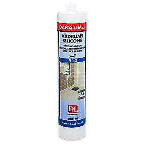 300ml - hvid 512 vdrumssilicone lim dana
