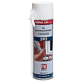 ml 500 - gulbrun 592 montageskum pu lim dana