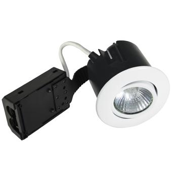 hvid mat ip44 lyskilde ex 230v gu10 86mm install quick - 1205 nordtronic