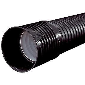 muffe med mtr 6 sn8 pp sort fuldslidset dn100 98mm 110 drnrr x-stream wavin