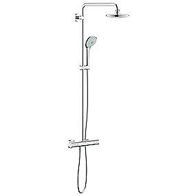 krom vgmontering til termostat med brusesystem 180 system euphoria grohe