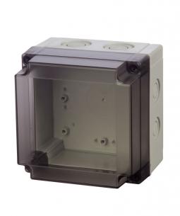 polyc 130x130x125mm - lg klart m kasse fibox