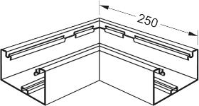 68x130mm alu bra70132 fladvinkel tehalit