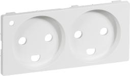 hvid jord med 2-pol modul lampe led med m 2 stikkontakt for afdkning fuga