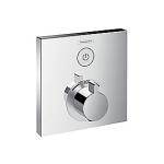 afspærring med 155x155mm termostatarmatur showerselect raindance hansgrohe