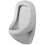 hvid wondergliss og flue med bagfra vandtilslutning urinal ben duravit