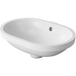 wonderg og overløb med hanehul uden 43cm underlim til vask foster duravit