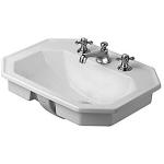 wondergliss og hanehul med 58cm nedfæld vask serien 1930 duravit